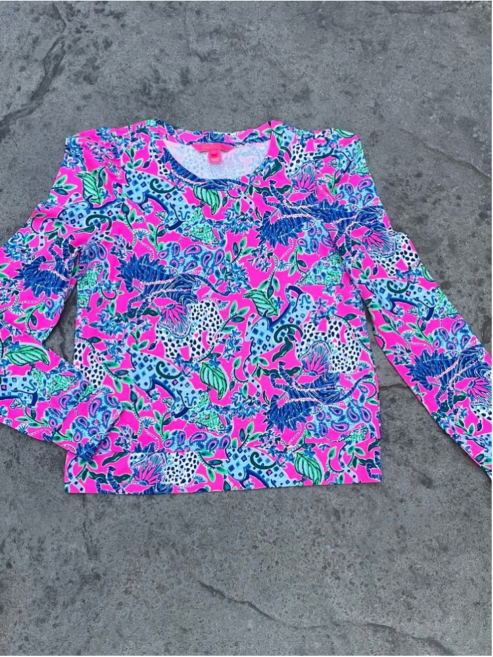 Lilly Pulitzer Jungle Print Sweatshirt | Size Small - Picture 2 of 6